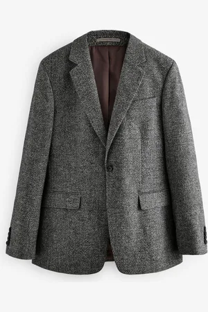 Next Slim Fit Donegal Jakkesæt Jakke56 Long (UK 46 L)