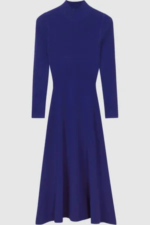 Reiss Chrissy Knitted Bodycon Midi KjoleL