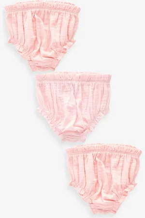 Next 100% Cotton Baby Knickers 3 Pack (0mths-2yrs)Første størrelse (50cm)