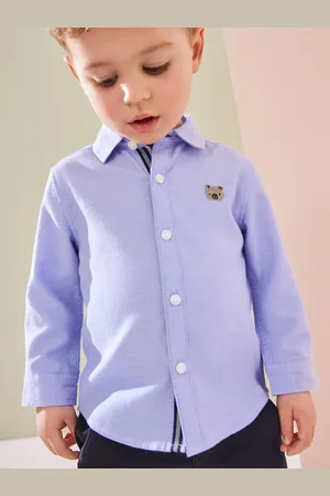 Next Langærmet Oxford-skjorte (3mdr.-7år)9 - 12 måneder (74 - 80cm)