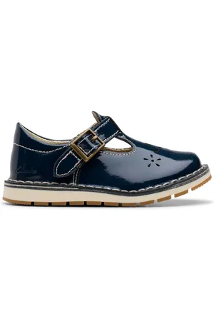 Clarks Patent Joyful Skip Toddler Sko4