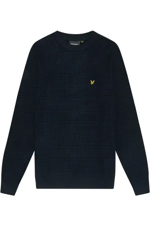 Lyle & Scott Vaflet Strik TrøjeM