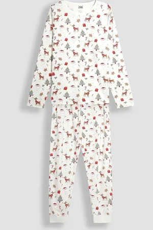 JoJo Maman Bébé Mens Christmas Print Pyjamas SetM