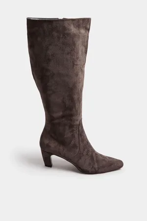 Long Tall Sally Knee Micro Kitten Knee High Boots