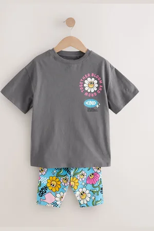Next Oversized T-Shirt And Cycle Shorts Top & Shorts Set (3-16yrs)140146cm