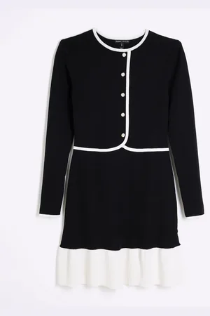 River Island Button Through Skater Dress42