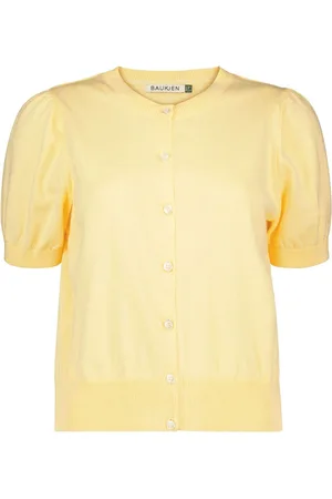 Baukjen Yellow Sasha 100% Organic Cotton Short Sleeve Cardigan34