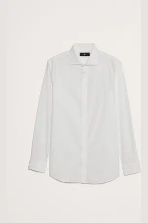 Banana Republic Slim Poplin Tuxedo SkjorterL