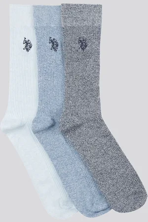 U.S. Polo Assn. U. S. Polo Assn. Mens Classic Rib Socks 3 PackM