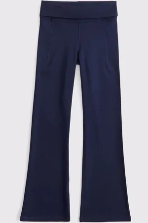 Abercrombie & Fitch Active Athleisure Flare Leggings With Foldover Waist166168cm