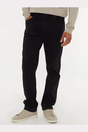 Threadbare Straight Leg Cotton Canvas Trousers With Stretch32