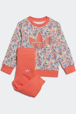 adidas Blue Floral Liberty London Crew Tracksuit6268cm