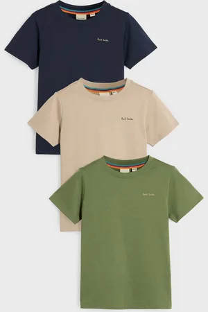 Paul Smith Drenge Signature 100% Bomuld T-shirt 3 Pakke7 år (122cm)