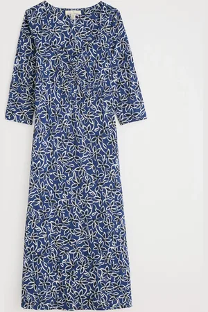 Seasalt Cornwall Secret Cove 3/4 Sleeve Midi Kjole46