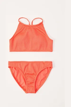 Abercrombie & Fitch Orange High Neck Bikinis15 - 16 år (170 - 176cm)
