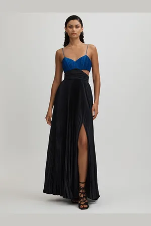 AMUR Plisseret Cut-Out Maxikjole38