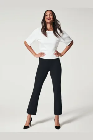 Spanx Kick Flare Smart 100% Cotton TrousersXS
