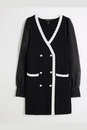 River Island Button Waistcoat Mini Dress34
