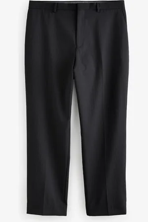 Next Straight Fit Wool Blend Stribet Habitbukser30W x 33L (UK 30 L)