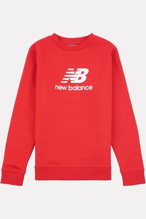 New Balance Drenge Stacked Logo Sweatshirt5 - 6 år (110 - 116cm)