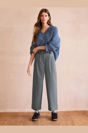 Next Premium Wool Rich Tapered Trousers48 L