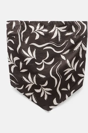 Hush Puppies Printed Linen Blend Bandeau Topsmall