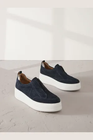 Next Slip On Signature Forever Comfort Læder Chunky Kilehæle Platform Trainerseu39