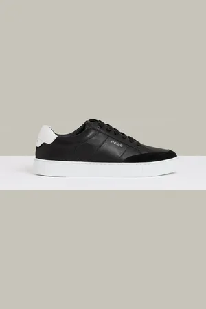 Reiss Ashton Suede Toe Cap Leather Trainersuk7eu41