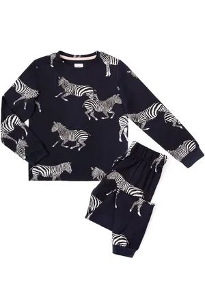 Chelsea Peers Kids Zebra Tryk Langt Pyjamassæt1 - 2 år (80 - 92cm)