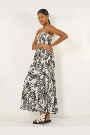 Roman Shirred Bandeau Midi Dress40