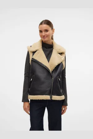 VERO MODA Teddy Sleeveless GiletXS 6