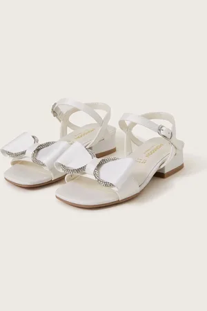 Monsoon Diamante Bow Satin Heelsuk4eu37