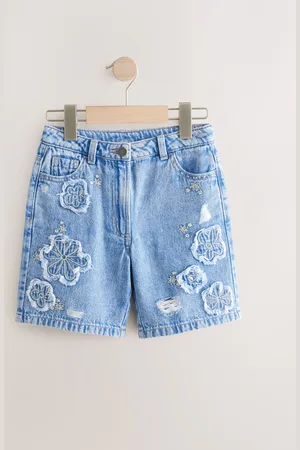 Next 100% Cotton Crochet Flower Shorts (3-16yrs)5 år (110cm)