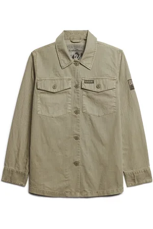 Superdry 100% Cotton Military Overshirt36