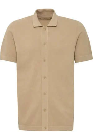 Blend Knitted Short Sleeve 100% Cotton Shirtmedium
