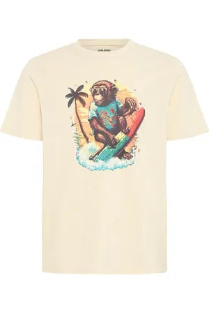 Blend Surfer Printed Short Sleeve 100% Cotton T-Shirtmedium