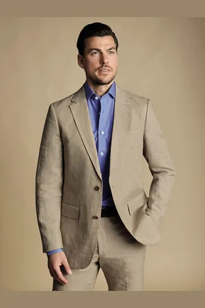 Charles Tyrwhitt 100% Hør Slim Fit Jakke44 R