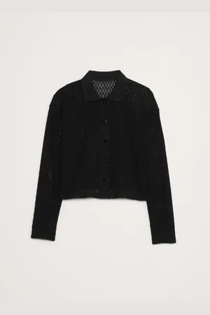 Banana Republic Mesh Polo Cardiganlarge