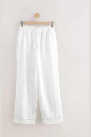 Next Wide Leg Elasticed Waist Trousers46