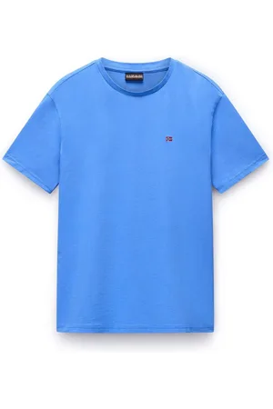 Napapijri Blue 100% Cotton Salis Short Sleeve T-ShirtXXL