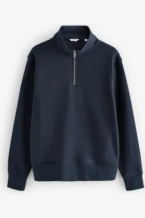 Next Jersey Cotton Rich Quarter Zip SweatshirtM