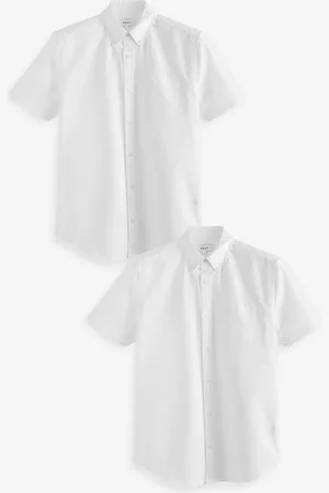 Next 100% Cotton Short Sleeve Oxford Shirts 2 PackXXL