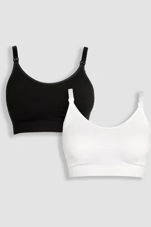 JoJo Maman Bébé Emma Jane 2-Pack Cotton Seamless Nursing BrasS