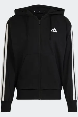 adidas Essentials 3-Stribet Fransk frotté Full-Zip Hættetrøje2XL Reg