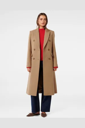Forever New Chandelle Dobbeltradet Coat44