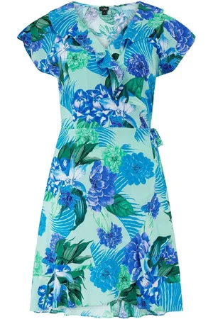 Pour Moi Frill Wrap Woven Beach Kjole38