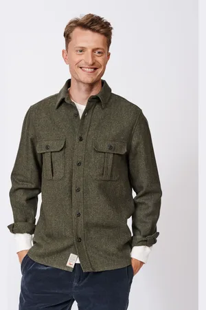 Aubin Ravendale Wool OvershirtXL