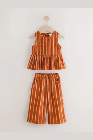 Next 100% Cotton Blouse And Trousers Co-Ord Set (3mths-10yrs)3 - 4 år (98 - 104cm)