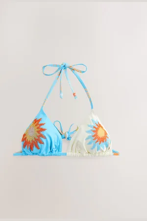 Never Fully Dressed Beaded Sun Triangle Bikini Top38