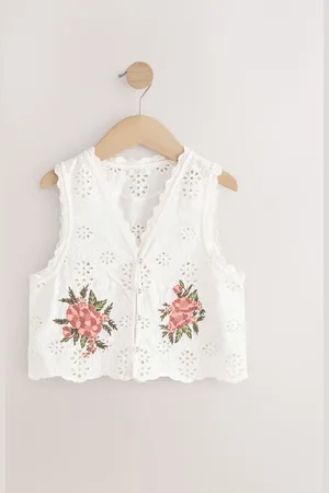 Next 100% bomuldsbroderet bluse (3-16år)152158cm